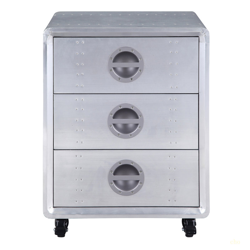 Armoire en aluminium à 3 tiroirs