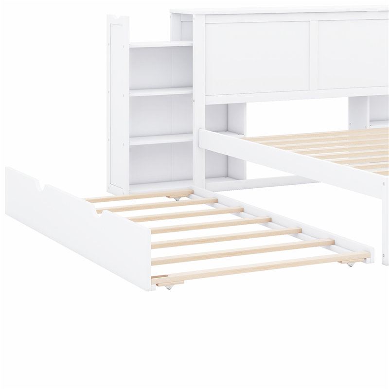 Porchae Bookcase Storage Bed, Full/Double