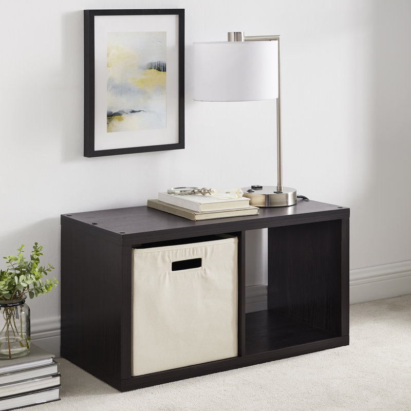 Hamlett Two-Shelf 16" by 30" Bookcase, Espresso
