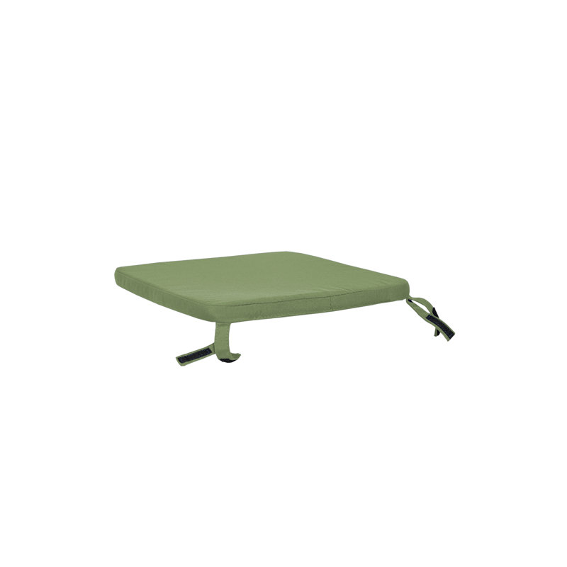 Seat Cushion for BFM Maui Chairs, Armchairs & Barstools, Green, 15.5" W x 15.5" D