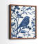 «Bluebird Silhouette I», reproduction encadrée de qualité supérieure - prête à être accrochée - aucun clou requis - aucun clou requis-1378421445-1378421447