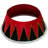 Chevron / Zig Zag Fabric Tree Collar