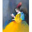 Homenaje A Fragonard/Muneca Print by Benito Cerna