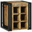 Solid Wood Open Shelving Wine Bottle Rack-1074417517