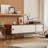 Simple solid wood TV cabinet-106554500