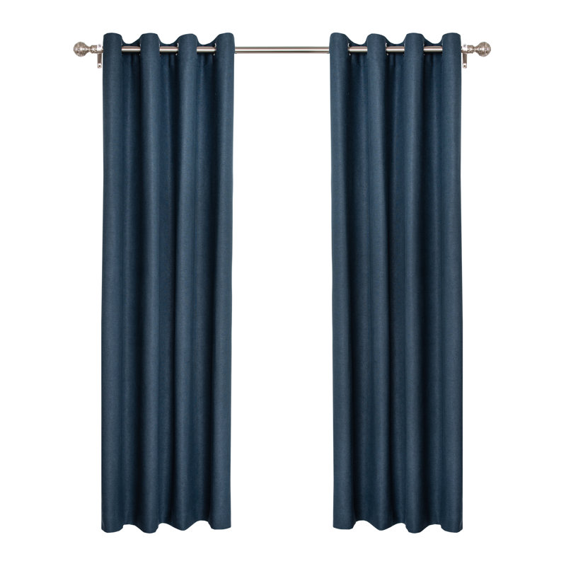 Paire de rideaux obscurcissant Synder, Bleu marine