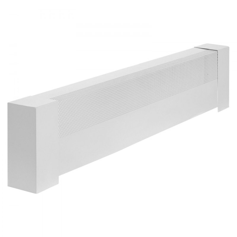 Baseboard Heater Covers, Basic Series 3 ft Standard Electric Heating Unit Front Cover for Home Improvement, Heavy-duty Steel, Easy Installation for Bedroom Replacing Old Cover, White