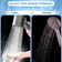 High Pressure Shower Head Hard Water Powerful Cleaning With Soft Silicone