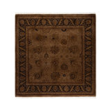Fine Vibrance One-of-a-Kind 4' 8" x 4' 10" Hand Knotted Area Rug