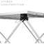 Table de camping pliante avec plateau en aluminium pour le sable et sac de transport-128879587
