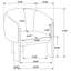 Fauteuil d'appoint rembourré brun Maciel