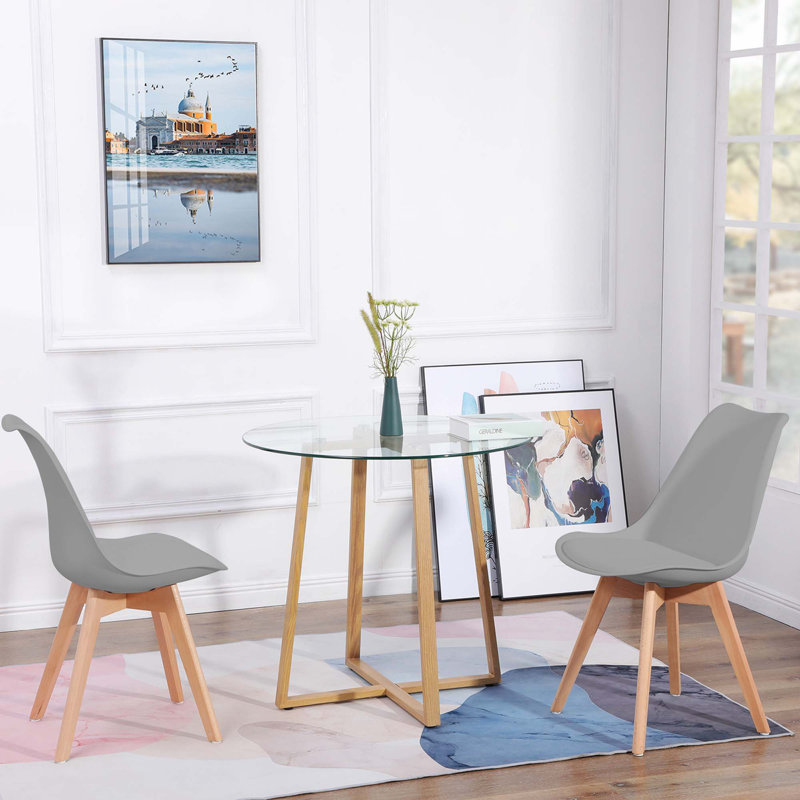 Ignacio 4 - Person Dining Set, Grey