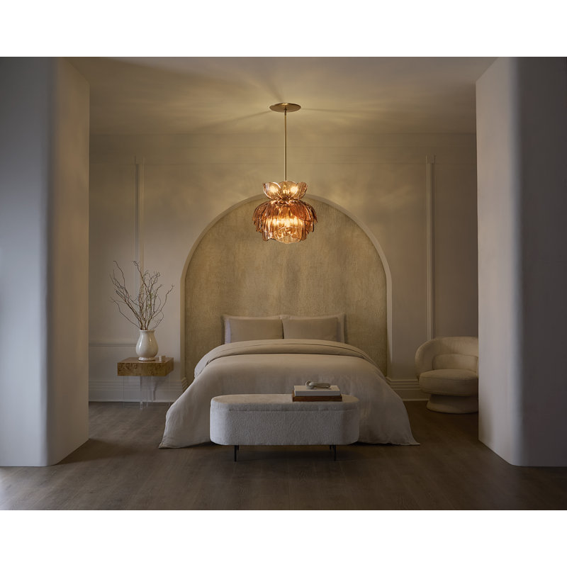 Fantine 7 - Light Chandelier, Orange