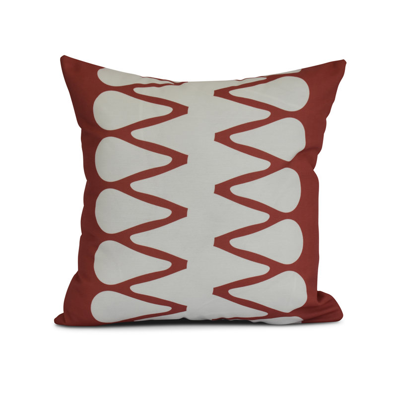 Housse de coussin d'extérieur carré Upscale Getaway, H 20 po x l 20 po x P 3 po, Orange