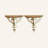 Lucile 2 Piece Solid Wood Accent Shelf with Live Edge