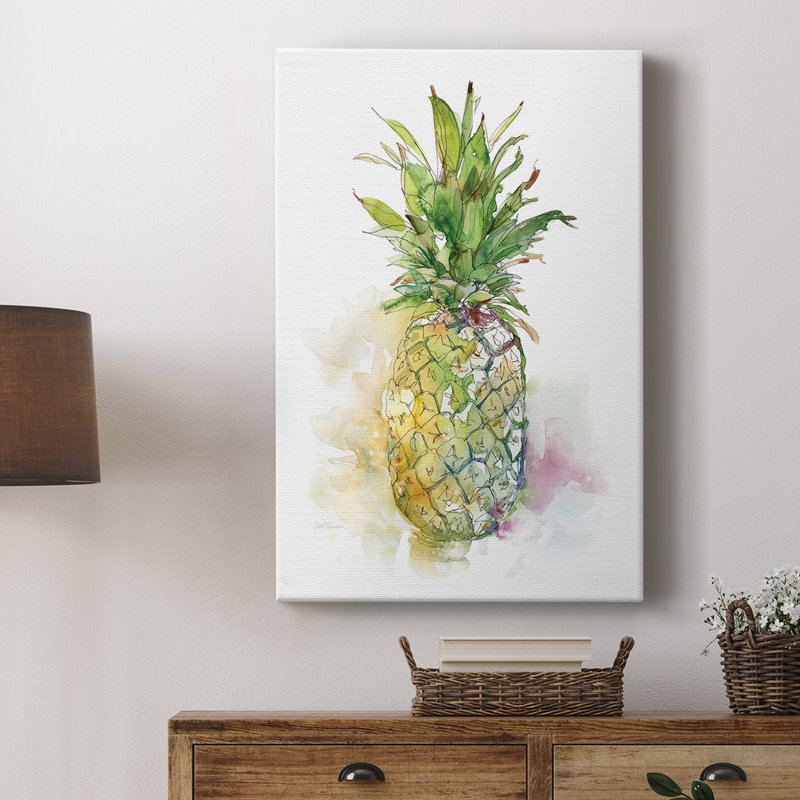 Delicieuse «I» - Cavas enveloppés de galerie, 18" H x 12" W