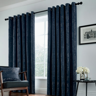 Roma Eyelet Room Darkening Curtains