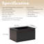 Meuble-lavabo moderne à rayures avec lavabo simple-338554079