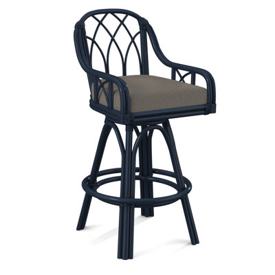 Edgewater Swivel Upholstered Counter Stool
