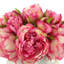 Peony Arrangement in a Wavy Glass Pot