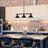 Leresa 3 - Light Dimmable Kitchen Island Modern Linear Chandelier