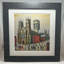 Lowry Style - Framed Print of York Minster - 12" Square Black Ash Frame