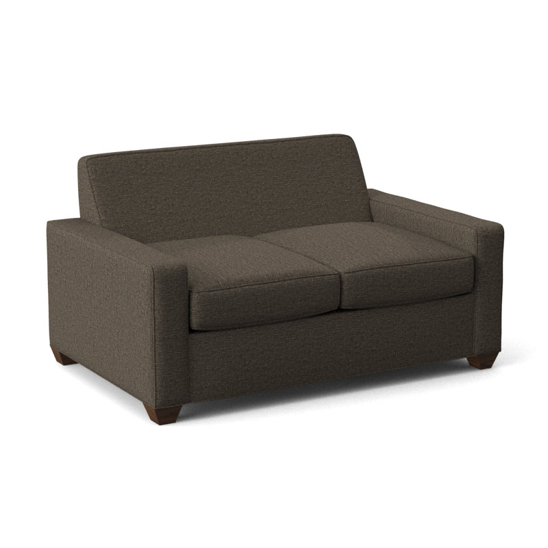 Avery Full Sleeper Sofa, Montana Walnut, Hybrid, Elliot Caribou