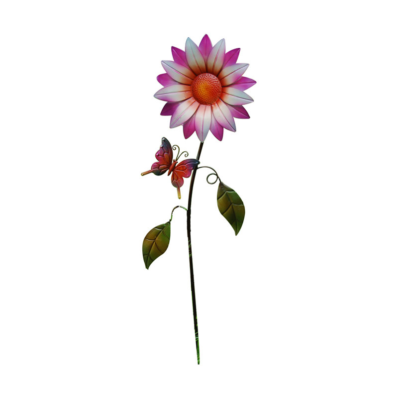 Poteau De Jardin De Marguerite Coloré
