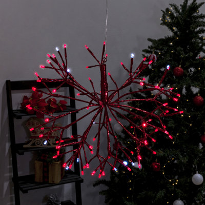 3D Snowflake Hanging LED Ornament