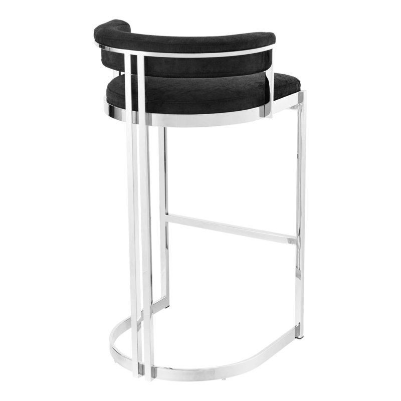 Dante Upholstered Stool with Metal Frame, Counter Stool (27” Seat Height)