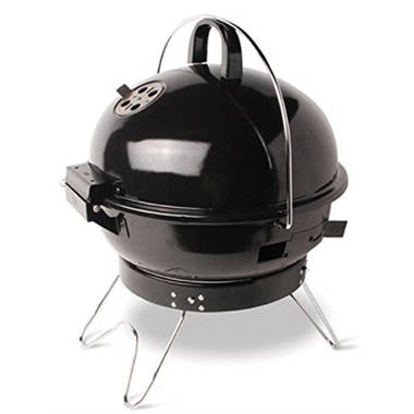 Outsunny 37.75'' W Kettle Charcoal Grill & Reviews