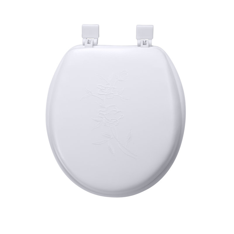 Siège de toilette rond, Blanc