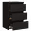 Ikeny 40cm W Manufactured Wood Bedside Table
