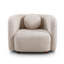 Fauteuil décoratif Accent, fauteuil rembourré en nuage Boucle en tissu, fauteuil de style japonais, canapé 1 place-1280718296