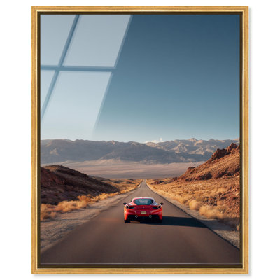 Décoration murale encadrée Desert Gold, impression encadrée Glam par Notoriart