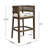 Oech Rubberwood Upholstered Bar Stools-112771093-112771096