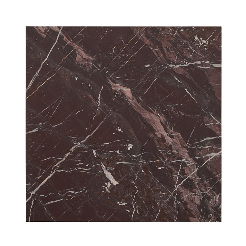 Bexly Marble End Table, Red