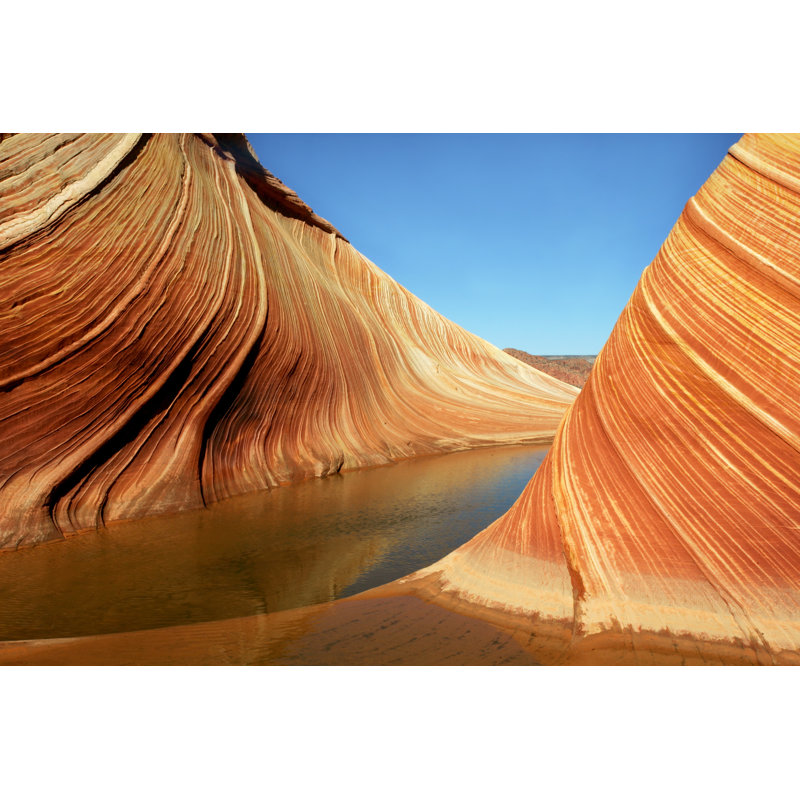 The Wave - Wrapped Canvas Print, 20cm H x 30cm W