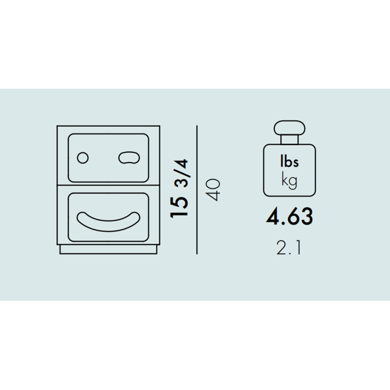 Smile Componibili Storage Unit, Smile Wink