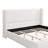 Elegant Upholstered Bed With Solid Wood Frame