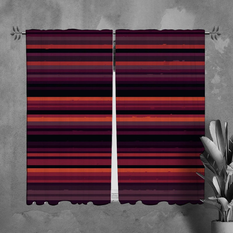 Paire de rideaux obscurcissant en polyester Rondell, L 20 po x L 61 po
