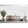 Falkirk Ross 19.7" X 19.7" Trusan 3D Wall Panel In White