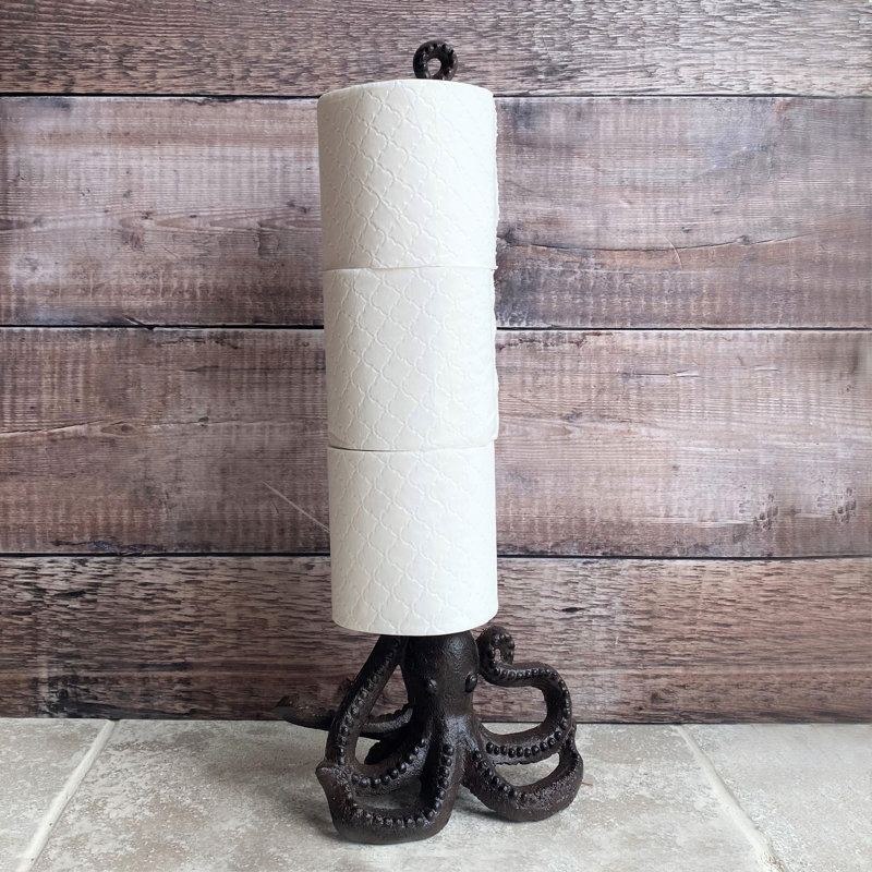 Laskie Iron Freestanding Paper Towel Holder