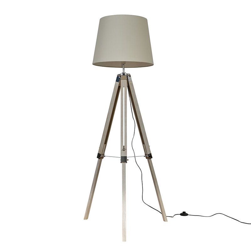 Bella Vista Tripod Floor Lamp, Beige