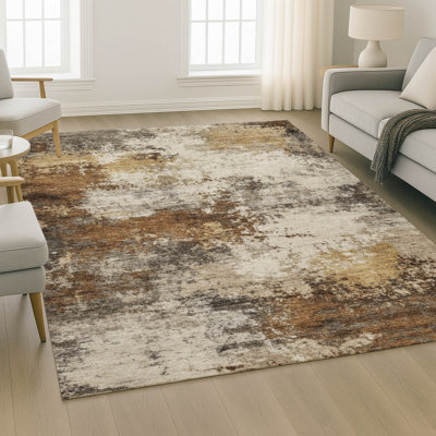 Premium Machine Washable Mayfield Abstract Rug