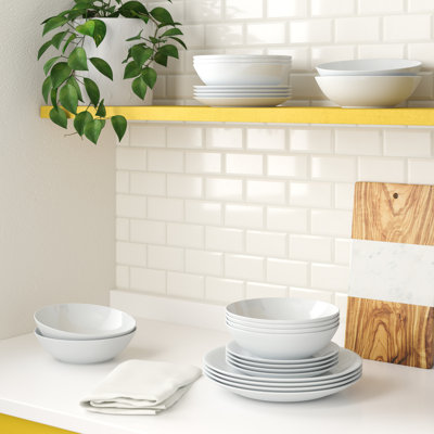 Tillman Piece Ceramic Dinnerware Set - Service for 4