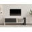 Modern TV Stand with Numerous Shelves, Anthracite & White, 47.2 x 14.6 x 14.6 inches | 100% Melamine Coated Particle Board, Thickness: 0.7 inches | Stylish & Functional Storage Solution for Living Rooms & Entertainment Areas-1803304154