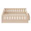 Lit plateforme double en bois pleine grandeur avec garde-corps et tablettes de rangement, base de lit en bois durable, naturel-1691452879-1691452876