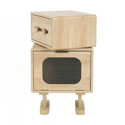 Creative Rotatable Robot Storage Side Table