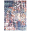 Tapis bleu marocain rétro-696478519